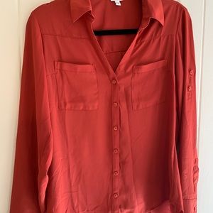 EXPRESS Portofino Slim Fit Button-Up